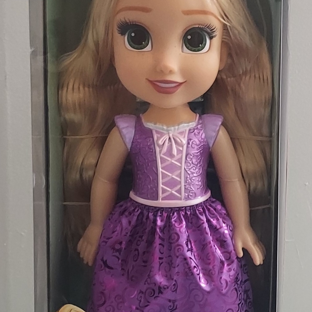 Disney Purple Princess Rapunzel Doll with Blonde Hair